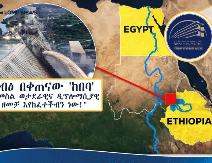 ከበባ የሚመስል ወታደራዊና ዲፕሎማሲያዊ ዘመቻ እየከፈተችብን ነው