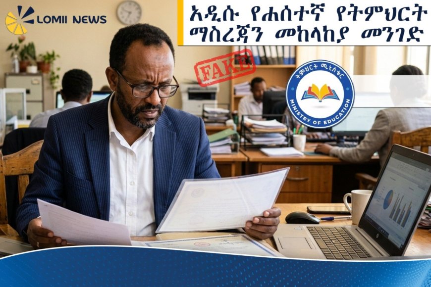 ሐሰተኛ የትምህርት ማስረጃን ለመከላከል አዲስ የአሠራር ሥርዓት ተዘረጋ።