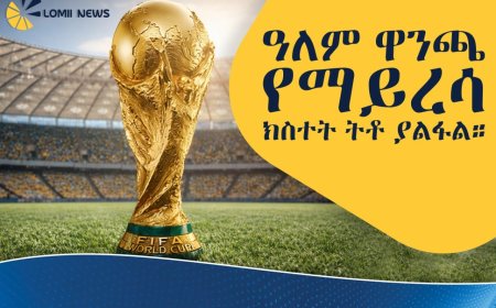 ታላቁ  የእግር ኳስ መድረክ የዓለም ዋንጫ