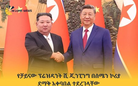 የቻይናው ፕሬዝዳንት ሺ ጂንፒንግ በሰሜን ኮሪያ ደማቅ አቀባበል ተደረገላቸው 